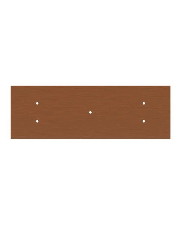 Pravokotna XXL Rose-One stropna rozeta s 5. izpusti - komplet, 675 x 225 mm