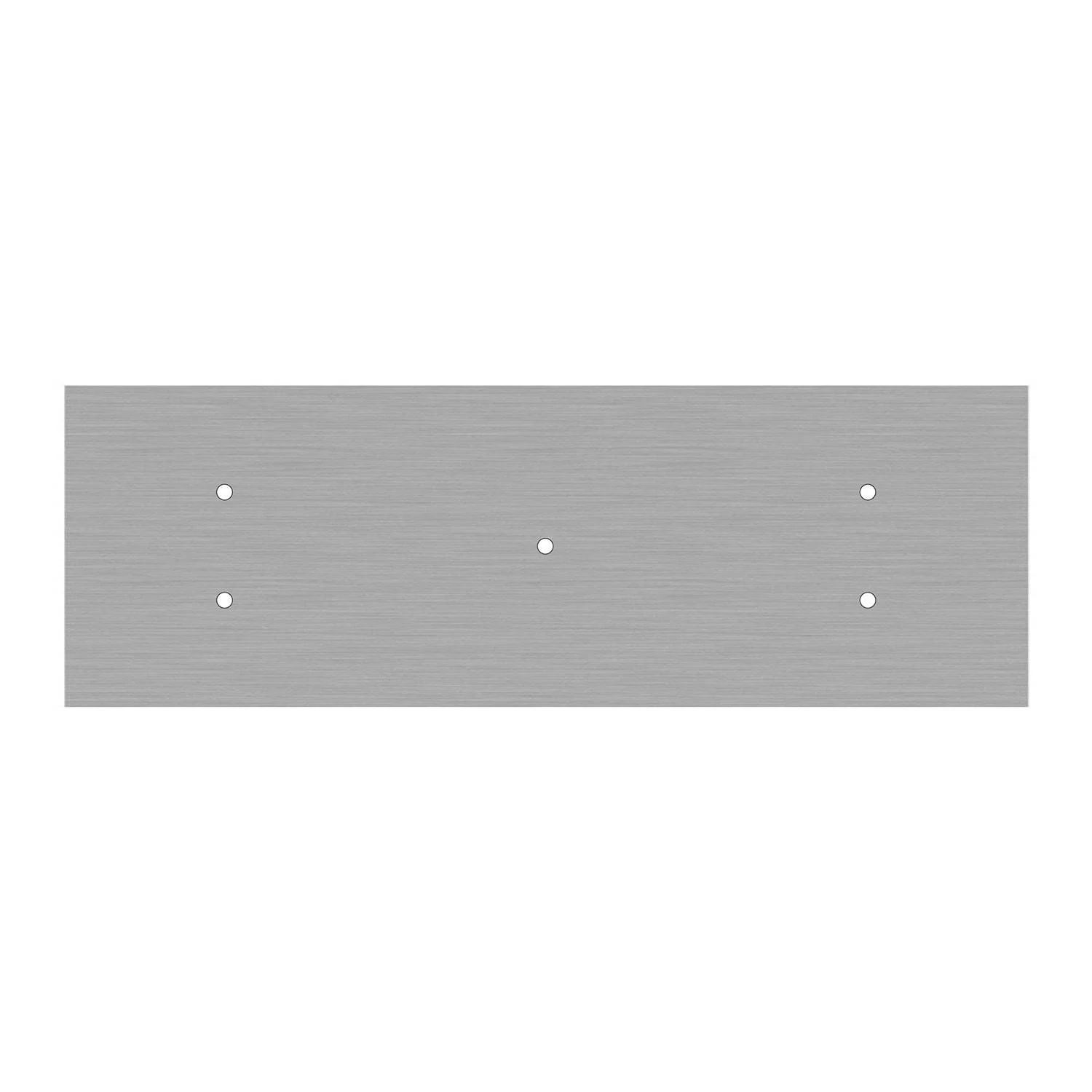 Pravokotna XXL Rose-One stropna rozeta s 5. izpusti - komplet, 675 x 225 mm