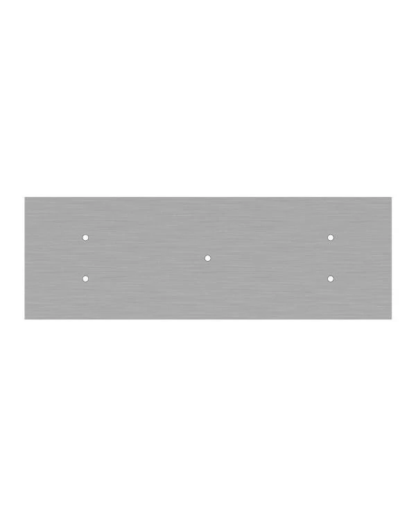 Pravokotna XXL Rose-One stropna rozeta s 5. izpusti - komplet, 675 x 225 mm