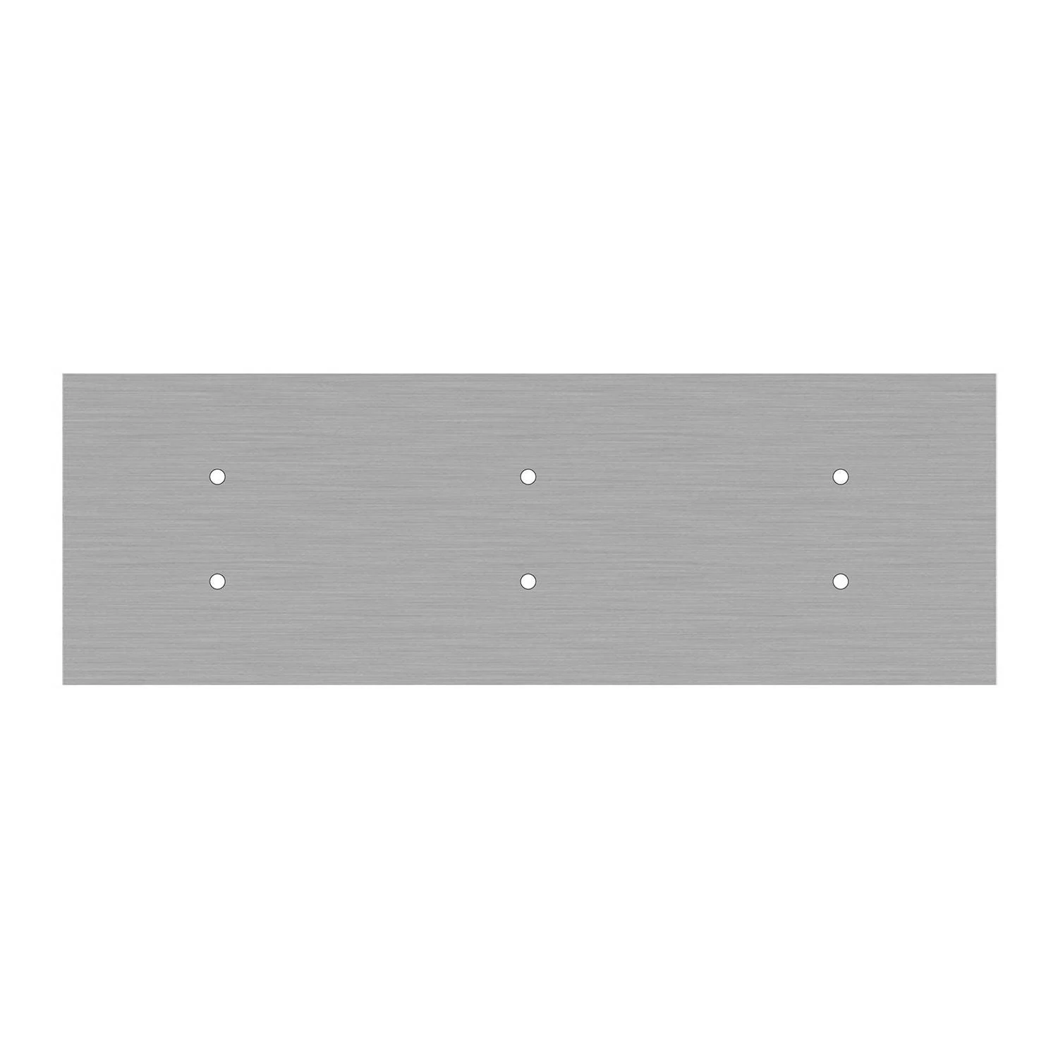 Pravokotna XXL Rose-One stropna rozeta s 6.izpusti -komplet, 675 x 225 mm