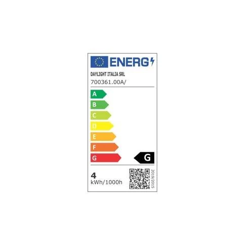 LED linijska sijalka S14d prozorna - 300 mm
