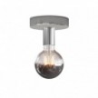 Fermaluce metal Lamp with Globe lightbulb