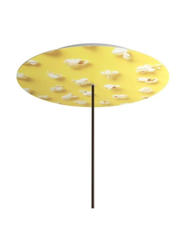 Rose-One okrogla rozeta z 1 izpustom in 4 stranske luknje, 400mm premer - PROMO