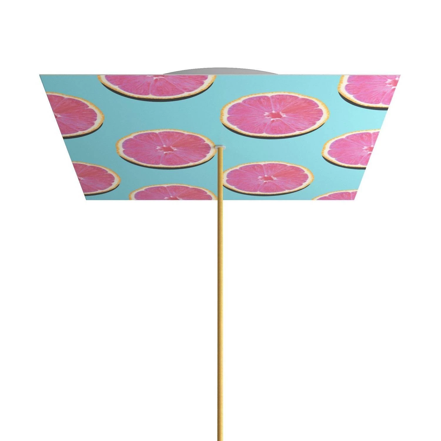 Rose-One kvadratna rozeta z 1 izpustom in 4 stranske luknje, 400mm premer - PROMO