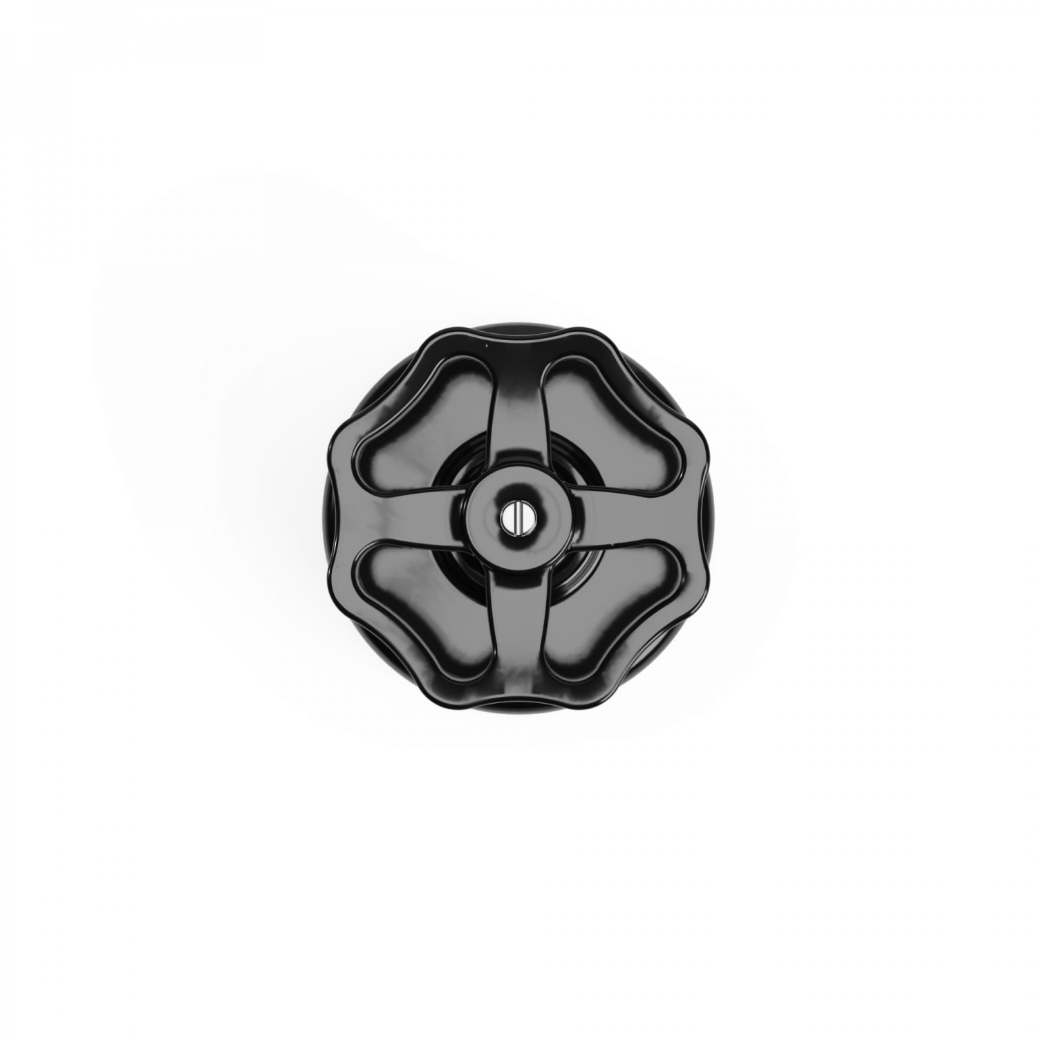 Porcelan črno stikalo v obliki gumba