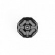 Porcelan črno stikalo v obliki gumba