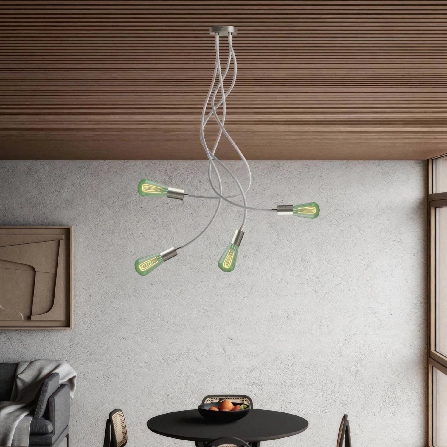 Flex 90 stropna svetilka z LED žarnico ST64