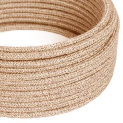 Ultra mehek silikonski kabel iz jute - RN06 okrogel 2x0,75 mm