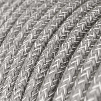 Ultra mehek silikonski kabel Melange sivi - RN02 okrogel 2x0,75 mm