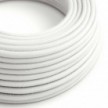 Ultra mehek silikonski kabel z belim bombažem - RC01 okrogel 2x0,75 mm