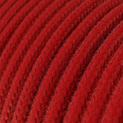 Ultra mehek silikonski kabel z rdečim bombažem - RC35 okrogel 2x0,75 mm
