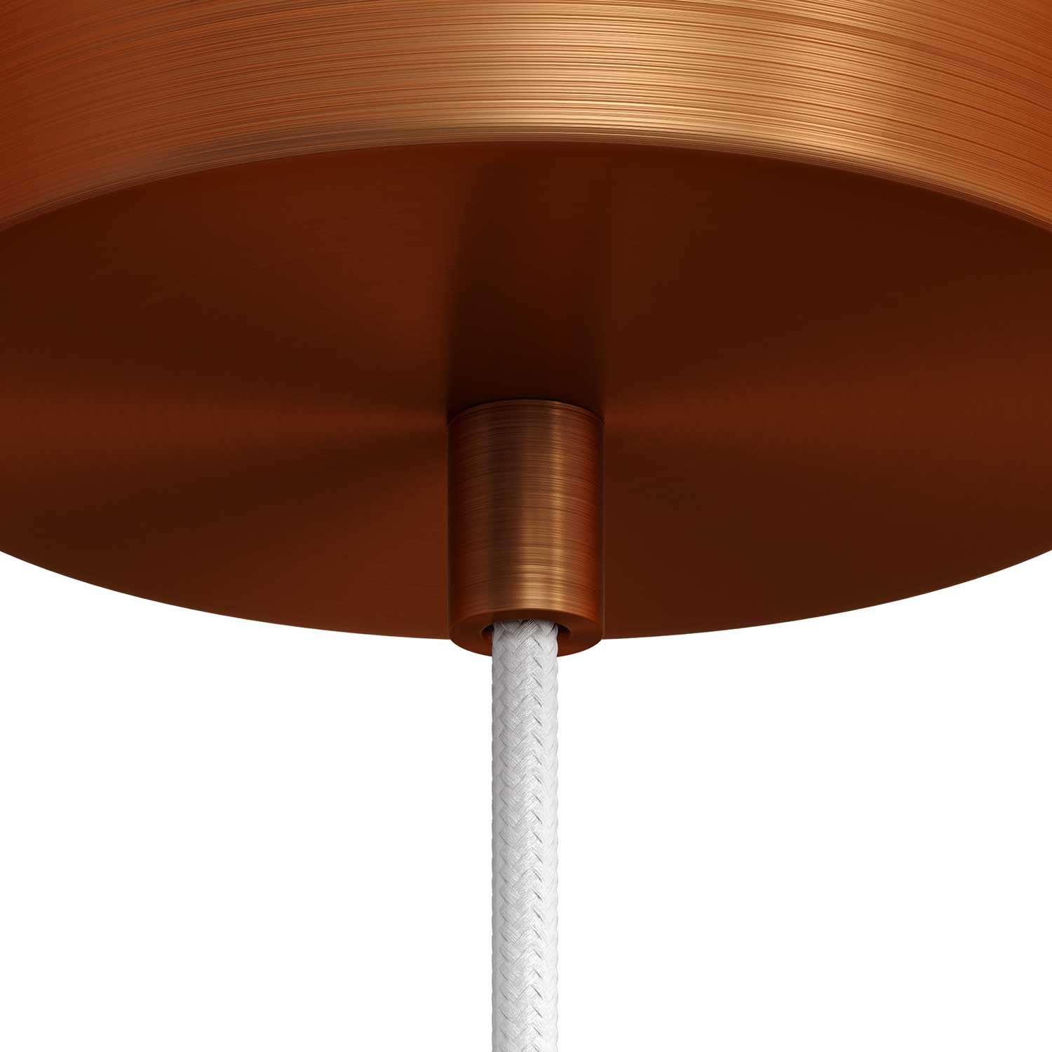 Kovinska ovalna objemka z navojno cevjo, matico in podložko - 2 kos