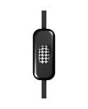 Inline enopolno stikalo Creative Switch Black