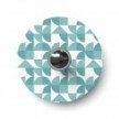 Ellepì mini ploščato senčilo z geometrijskimi motivi 'Kaleidoscope', premer 24 cm - Izdelano v Italiji