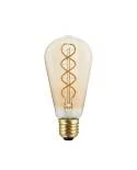 LED zlata sijalka B01 5V Collection spiralna nitka Edison ST64 1,3W E27 zatemnilna 2500K