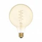 LED zlata sijalka C07 Carbon linija, spiralna nitka G125 4W E27 zatemnilna 1800K