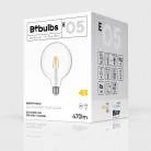 LED prozorna Globe sijalka G125 4W 470Lm E27 2700K - E05
