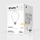 LED mlečna Globe sijalka G95 4W 470Lm E27 2700K - M04