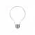 LED mlečna Globe sijalka G95 4W 470Lm E27 2700K - M04