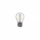 LED žarnica Transparentna G45 2W 136Lm E27 2700K - E08