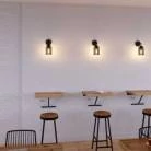 Fermaluce Urban metal, stensko svetilo s kovinsko rozeto in kovinskim senčilom Ghostbell