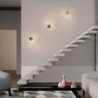 Fermaluce Metallo 90° Urban, nastavljivo kovinsko svetilo za stensko montažo s senčilom Diamond