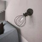 Fermaluce Metallo 90° Urban, nastavljivo kovinsko svetilo za stensko montažo s senčilom Drop