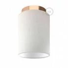 Fermaluce Glam kovinsko svetilo z valjasto obliko senčila, Ø 15cm h18cm, za stensko ali stropno montažo