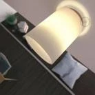 Fermaluce Glam kovinsko svetilo z valjasto obliko senčila, Ø 15cm h18cm, za stensko ali stropno montažo