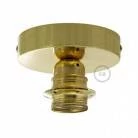 Fermaluce Glam kovinsko svetilo z valjasto obliko senčila, Ø 15cm h18cm, za stensko ali stropno montažo
