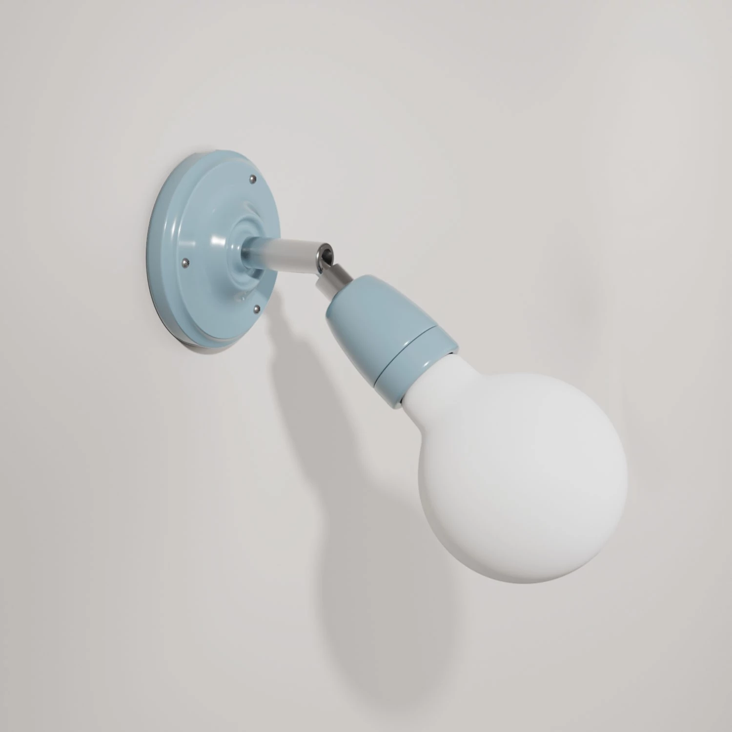 Fermaluce Color 90°, nastavljiva porcelanska luč za splakovanje