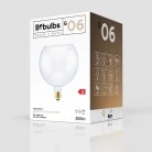 LED prozorna žarnica Ghost Line G200 CRI 90 5W 350Lm E27 2200K z možnostjo zatemnitve - G06