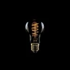 LED zlata sijalka C03 Carbon linija, spiralna nitka A60 4W E27 zatemnilna 1800K