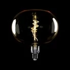 LED zlata sijalka H05 Ellipsa 220 8,8W E27 zatemnilna 2200K