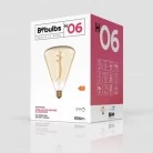 LED zlata sijalka H06 Cone 140 8,8W E27 zatemnilna 2200K