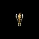 LED zlata sijalka C02 Carbon linija, spiralna nitka G45 2,2W E14 zatemnilna 1800K