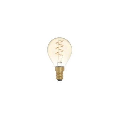 LED zlata sijalka C02 Carbon linija, spiralna nitka G45 2,2W E14 zatemnilna 1800K