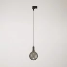 Lampă suspendată industrială cu cablu textil și adaptor pentru șină