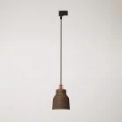 Lustră suspendată cu abajur Vaso și adaptor pentru șină