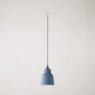 Lustră suspendată cu abajur Vaso și adaptor pentru șină