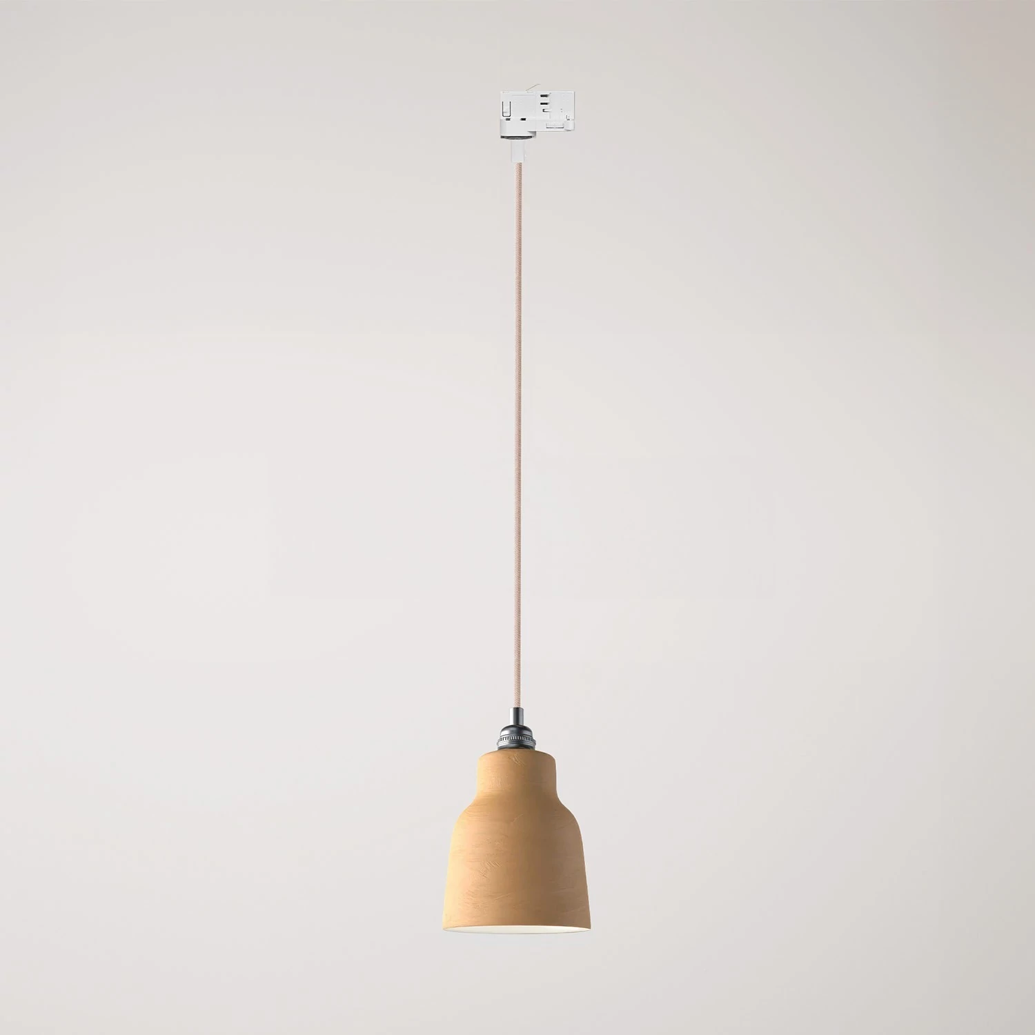Lustră suspendată cu abajur Vaso și adaptor pentru șină