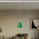 Lustră suspendată cu abajur Vaso și adaptor pentru șină
