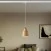 Lustră suspendată cu abajur Vaso și adaptor pentru șină