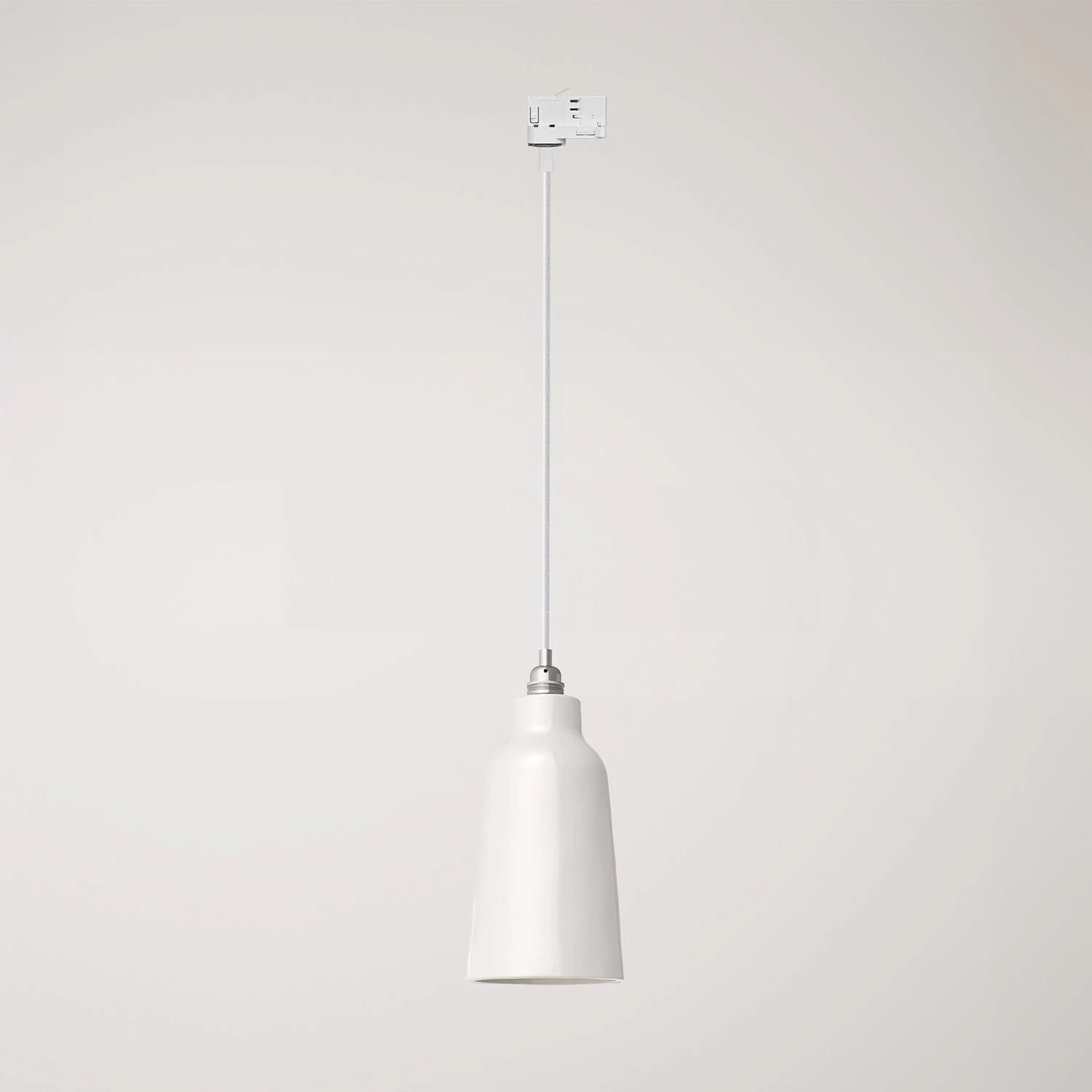 Lampă suspendată cu abajur Bottiglia și adaptor pentru șină