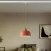 Lampă suspendată cu abajur Coppa și adaptor pentru șină