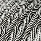Lustră suspendată cu soclu din aluminiu striat pentru șine