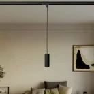 Lampă suspendată cu abajur Tub-E14 pentru șine
