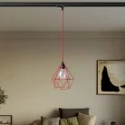 Lampă suspendată cu cușcă Diamond pentru șine