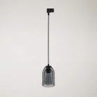 Lustră suspendată Ghostbell cu abajur, compatibilă cu sistemele de șine