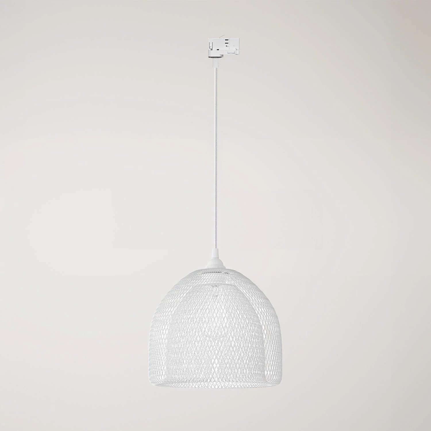 Lustră cu abajur tip cușcă Ghostbell XL pentru șine